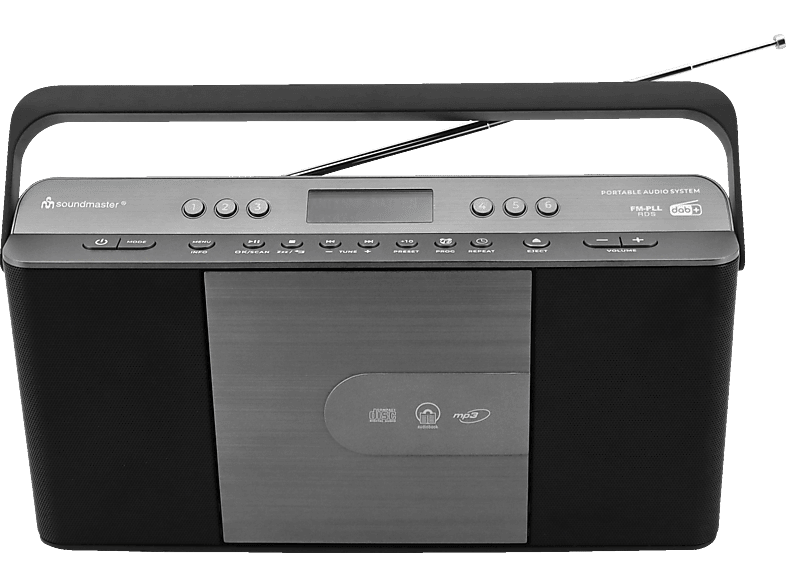 SOUNDMASTER RCD 1870 SW Radio, Schwarz/Silber SOUNDMASTER RCD 1870 SW Radio, Schwarz/Silber von SOUNDMASTER