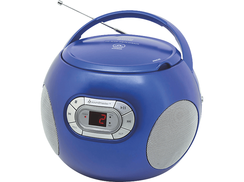 SOUNDMASTER SCD2120BL CD-Radio, Blau von SOUNDMASTER