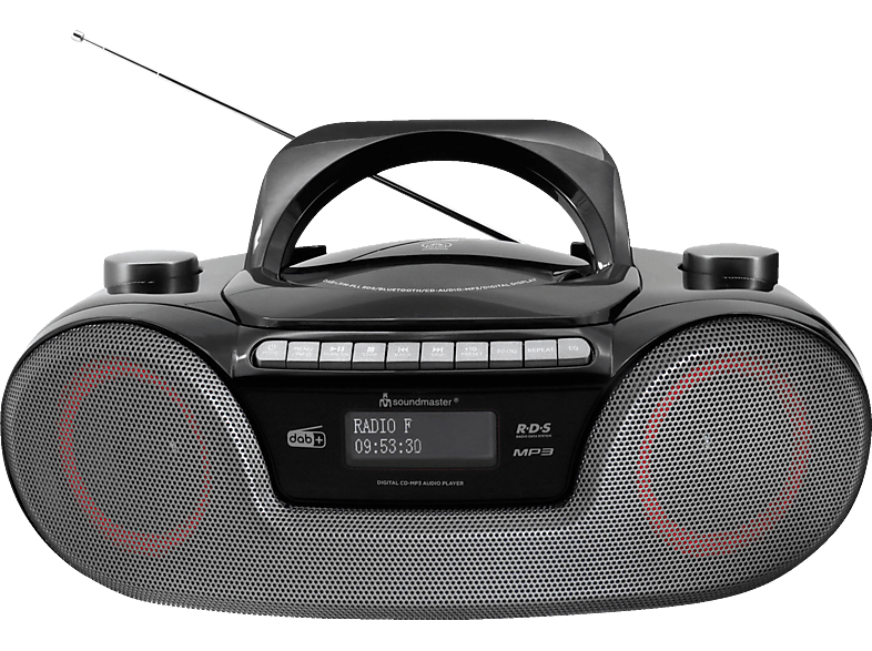 SOUNDMASTER SCD8300SW CD-Radio Boombox, Schwarz SOUNDMASTER SCD8300SW CD-Radio Boombox, Schwarz von SOUNDMASTER