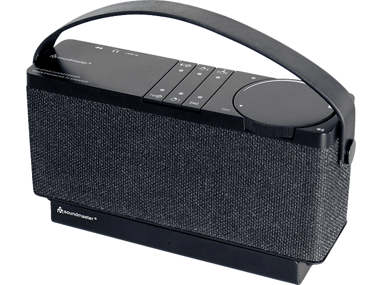 SOUNDMASTER TVL 24 SW Horst, Lautsprecher, Schwarz) von SOUNDMASTER
