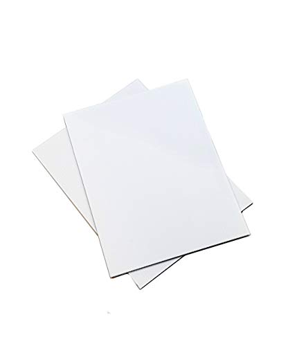 Source One LLC Premium-A Frame Ersatzblätter Coroplast Kunststoff-Zeichen Boards Weiß, Schwarz, Gelb und Blau in mehreren Größen (24 x 24-5 Pack weiß) von SOURCEONE.ORG