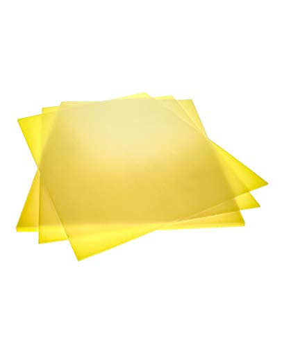 Source One LLC Premium-A Frame Ersatzblätter Coroplast Kunststoff-Zeichen Boards Weiß, Schwarz, Gelb und Blau in mehreren Größen (24 x 36-5 Pack Gelb) von SOURCEONE.ORG