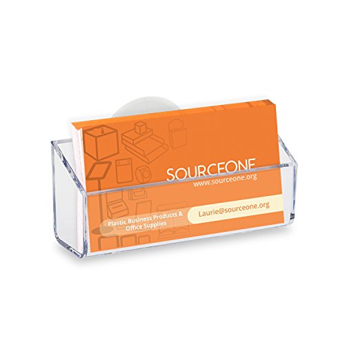 SourceOne Klare Geschenk-Kartenhalter Visitenkartenhalter mit Saugnapf Saugfusshalter SourceOne Klare Geschenk-Kartenhalter Visitenkartenhalter mit Saugnapf Saugfusshalter von SOURCEONE.ORG