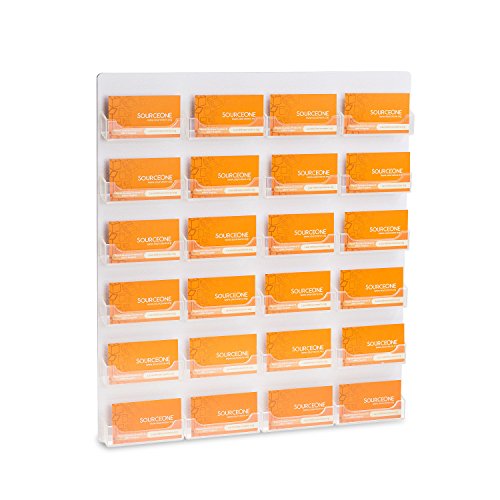 sourceone Premium 24 Pocket Wandhalterung Visitenkartenhalter sourceone Premium 24 Pocket Wandhalterung Visitenkartenhalter von SOURCEONE.ORG