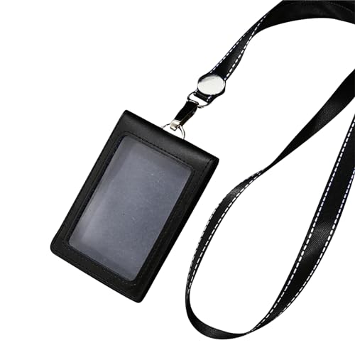 SOUTHJIELING Vertikaler Arbeitskartenhalter mit Kartenfächern und Umhängeband und stilvoller Brieftasche für Profis von SOUTHJIELING
