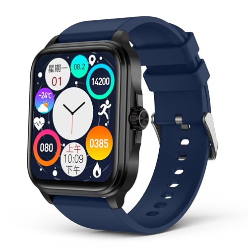SOUYIE Smartwatch1,91-Zoll-HD-Smartwatch Donna Uomo, wasserdichte IP67-Smartwatch, kompatibel mit Android iOS von SOUYIE