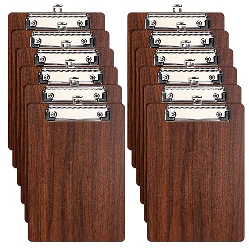 Klemmbrett A5 Holz,12 Stück Klemmbretter mit Metalklemme,Schreibbrett Schreibplatte Clipboard Zwischenablage Klemmbrett A5 Holz,12 Stück Klemmbretter mit Metalklemme,Schreibbrett Schreibplatte Clipboard Zwischenablage von SOYIRI
