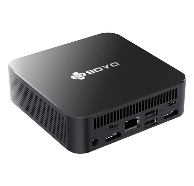 SOYO M4 Pro Intel N150 4 Core Max 3.6GHz, 16GB RAM 512GB SSD Mini-PC (Intel Intel N150 4 Core, UHD Graphics) von SOYO