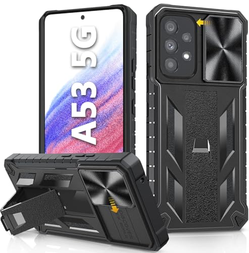 SOiOS Schutzhülle für Samsung Galaxy A53 5G: Militärqualität, sturzsichere Schutzhülle mit Ständer, matt strukturiertes, robustes, stoßfestes TPU, Schutzhülle für Galaxy A53 5G SOiOS Schutzhülle für Samsung Galaxy A53 5G: Militärqualität, sturzsichere Schutzhülle mit Ständer, matt strukturiertes, robustes, stoßfestes TPU, Schutzhülle für Galaxy A53 5G von SOiOS