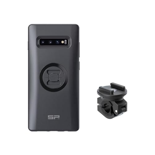 SP CONNECT Moto Bundle montiert auf Rückspiegel - Samsung S10+ Halterung für Smartphone SP CONNECT Moto Bundle montiert auf Rückspiegel - Samsung S10+ Halterung für Smartphone von SP CONNECT