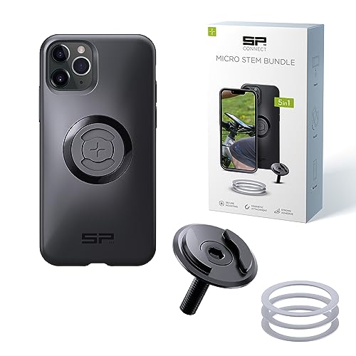 SP CONNECT Micro Stem Bundle | SPC+ | für iPhone 11 Pro/XS/X Handy Halterung für den fahrradlenker | Smartphone Halterung Fahrrad | handyhalter von SP CONNECT