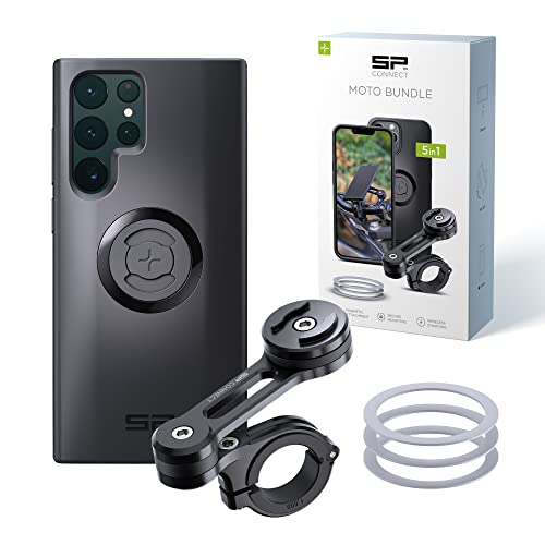 SP CONNECT Moto Bundle II | SPC+ | kompatibel mit Samsung S22 Ultra | Handyhalter für Motorrad Bike Moped Roller | Gadget Halterung für Navi von SP CONNECT