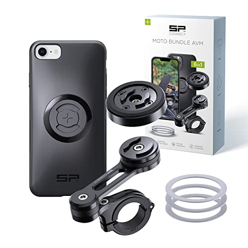SP CONNECT Moto Bundle mit Anti Vibration Module | SPC+ | kompatibel mit iPhone SE/8/7/6S/6 | Handyhalter für Motorrad Bike Moped Roller | Gadget Halterung für Navi SP CONNECT Moto Bundle mit Anti Vibration Module | SPC+ | kompatibel mit iPhone SE/8/7/6S/6 | Handyhalter für Motorrad Bike Moped Roller | Gadget Halterung für Navi von SP CONNECT