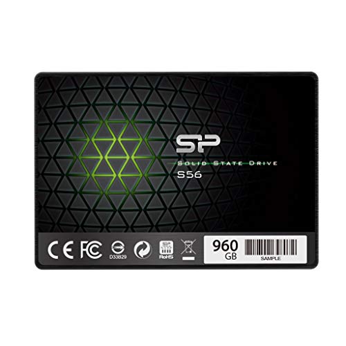 SSD 480GB Silicon Power 2,5" SATAIII S56 Black Retail NA von SP Silicon Power