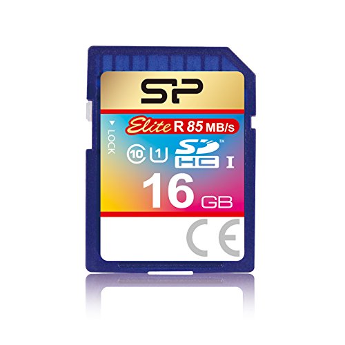 Silicon Power SP016GBSDHAU1V10 SDHC 16GB Speicherkarte von SP Silicon Power