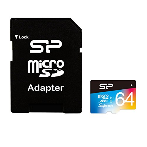 Silicon Power Superior microSDHC UHS-1 Class 10 Karte MIT SD Adapter (sp032gbsthdu1 V20sp) 64gb von SP Silicon Power