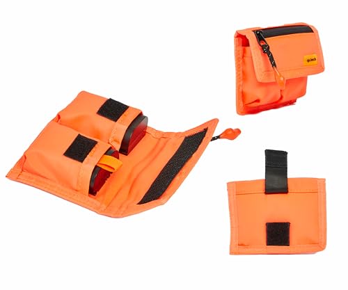 SP TECH Battery Case – Kamera Akku Tasche mit Batterieanzeige, recyceltem Polyester und kompaktem Design (erhältlich in Schwarz und Orange) von SP TECH