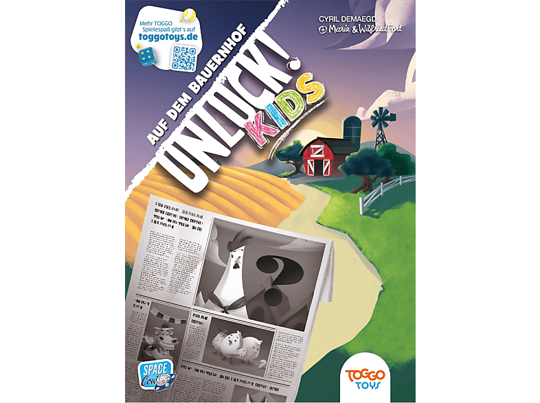 SPACE COW Unlock! Kids Auf dem Bauernhof (Einzelszenario) Gesellschaftsspiel Mehrfarbig von SPACE COW
