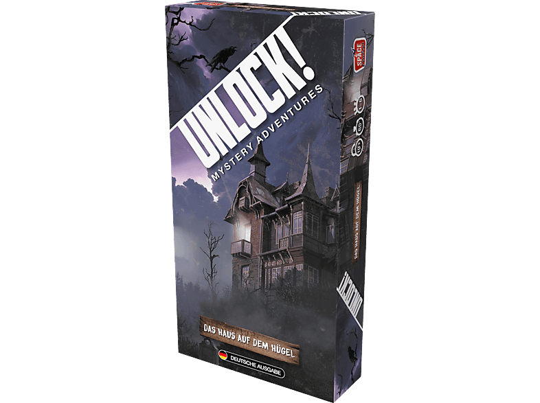SPACE COWBOYS Unlock! Das Haus auf dem Hügel Einzelsze Gesellschaftsspiel Schwarz von SPACE COWBOYS