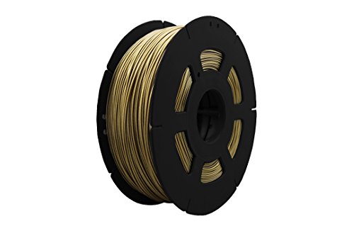 3D Drucker 1kg Filament Rolle PLA 1,75mm in Gold (B-Ware) von SPACE