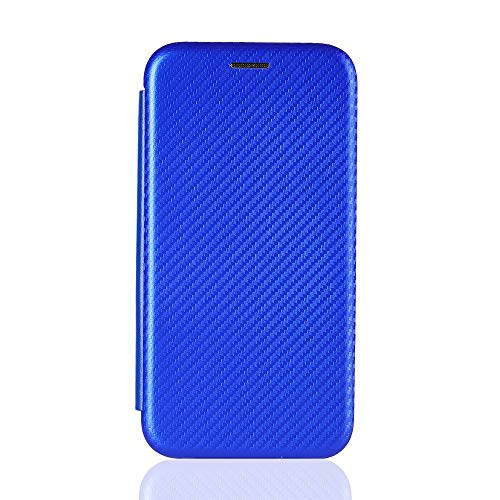 SPAK Ulefone Note 9P Hülle,Hochwertige Anti-Fall Kohlefasermuster Flip Schutzhülle Cover für Ulefone Note 9P (Blau) von SPAK TECH