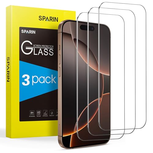 SPARIN 3 Displayschutzfolien Entspiegelungsfolie für iPhone 16 Pro Max (6,9 Zoll) von SPARIN