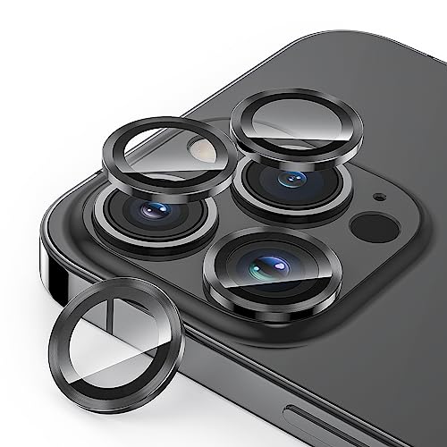 SPARIN 4 Stück für iPhone 14 Pro/iPhone 14 Pro Max Kameraschutz, 9H Härte Glas Kamera Schutz Protector HD-Klarheit, Graphit von SPARIN
