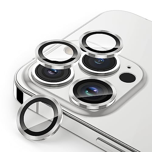 SPARIN 4 Stück für iPhone 14 Pro/iPhone 14 Pro Max Kameraschutz, 9H Härte Glas Kamera Schutz Protector HD-Klarheit, Silber SPARIN 4 Stück für iPhone 14 Pro/iPhone 14 Pro Max Kameraschutz, 9H Härte Glas Kamera Schutz Protector HD-Klarheit, Silber von SPARIN