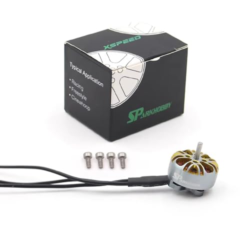 1103 8500KV 2~3S Lipo Bürstenloser Motor 9N12P 1,5 mm Schaft für Gemfan 65 mm HQprop 65 mm Propeller Tinywhoop Drohnen (1 Stück 1103 8500 KV) von SPARKHOBBY