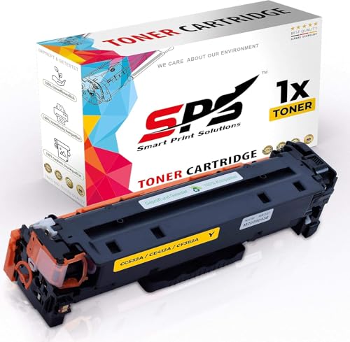 SPS Drucker Toner Kompatibel für HP Color Laserjet CP 2025 - CC532A / 304A | Gelb | 2.800 Seiten von SPARSANDO