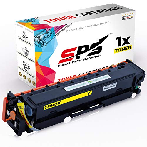 SPS Drucker Toner Kompatibel für HP Color Laserjet Pro M 254 - CF542X / 230X | Gelb | 2.500 Seiten von SPARSANDO