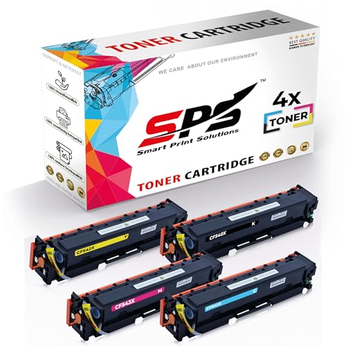 SPS Drucker Toner Kompatibel für HP Color Laserjet Pro M 254 DW - CF540X / 230X | Mehrfarbig | 3.200 Seiten von SPARSANDO
