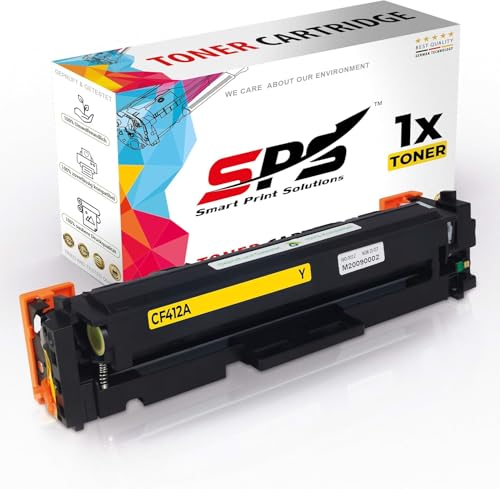 SPS Drucker Toner Kompatibel für HP Color Laserjet Pro MFP M 377 DW - CF412A / 410A | Gelb | 2.300 Seiten von SPARSANDO