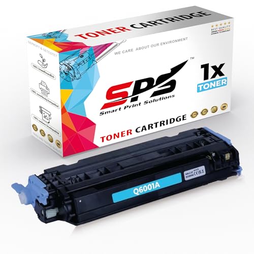 SPS Drucker Toner Kompatibel für HP Color Laserjet cm 1017 MFP - Q6001A / 124A | Cyan | 2.000 Seiten von SPARSANDO