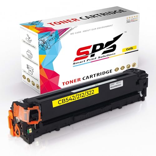 SPS Drucker Toner Kompatibel für HP Color Laserjet cm 1312 NFI MFP - CB542A / 125A | Gelb | 1.400 Seiten von SPARSANDO