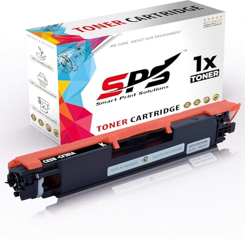 SPS Drucker Toner Kompatibel für HP Laserjet Color Pro CP 1025 - CE310A / 126A | Schwarz | 1.200 Seiten von SPARSANDO