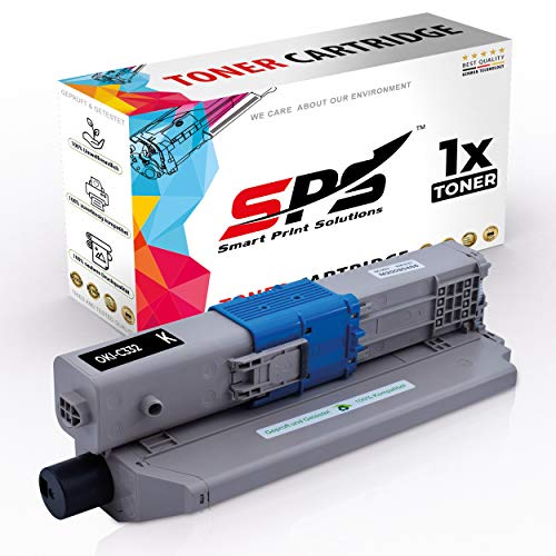 SPS Drucker Toner Kompatibel für Oki MC 363 DN - C332 / 46508712 | Schwarz | 3.500 Seiten von SPARSANDO