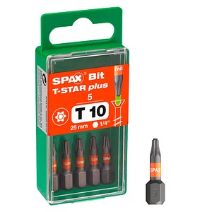 SPAX® T10 T-STAR Plus Bits, 5 St. von SPAX®