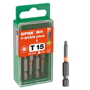 SPAX® T15 T-STAR  Plus Bits, 5 St. von SPAX®