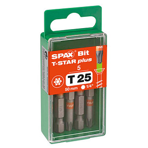 SPAX® T25 T-STAR  Plus Bits, 5 St. von SPAX®
