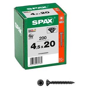 SPAX® Universalschrauben T20 Senkkopf BLAX 1191040450203 4,5 mm x 20 mm, 200 St. von SPAX®