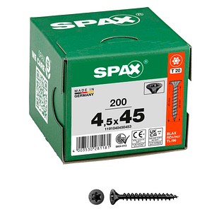 SPAX® Universalschrauben T20 Senkkopf BLAX 1191040450453 4,5 mm x 45 mm, 200 St. von SPAX®
