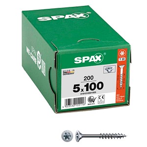 SPAX® Universalschrauben T20 Senkkopf WIROX 0191010501005 5 mm x 100 mm, 200 St. von SPAX®