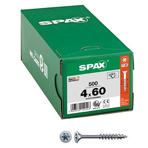 SPAX® Universalschrauben T20 Senkkopf WIROX 0191010400605 4 mm x 60 mm, 500 St. von SPAX®