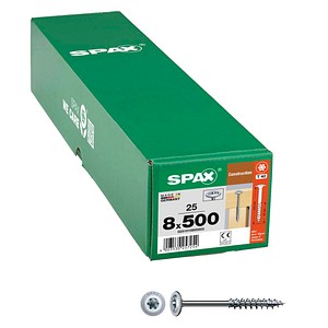SPAX® Holzbauschrauben T40 Tellerkopf WIROX 0251010805005 8 mm x 500 mm, 25 St. von SPAX®