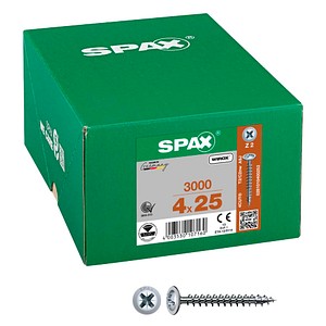 SPAX® Universalschrauben Z2 Rückwandkopf WIROX 0281010400252 4 mm x 25 mm, 3000 St. von SPAX®