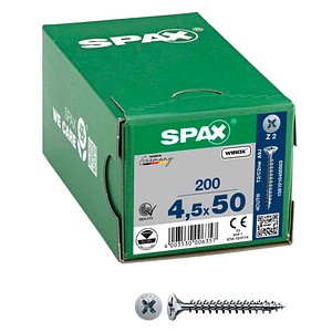 SPAX® Universalschrauben Z2 Senkkopf WIROX 1081010350175 3,5 mm x 17 mm, 1000 St. von SPAX®