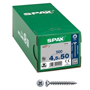 SPAX® Universalschrauben Z2 Senkkopf WIROX 1081010450505 4,5 mm x 50 mm, 500 St. von SPAX®