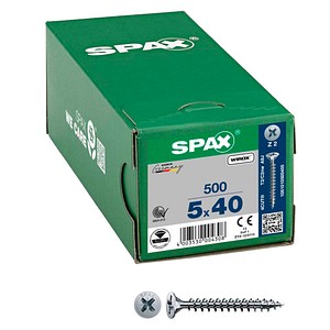 SPAX® Universalschrauben Z2 Senkkopf WIROX 1081010500405 5 mm x 40 mm, 500 St. von SPAX®