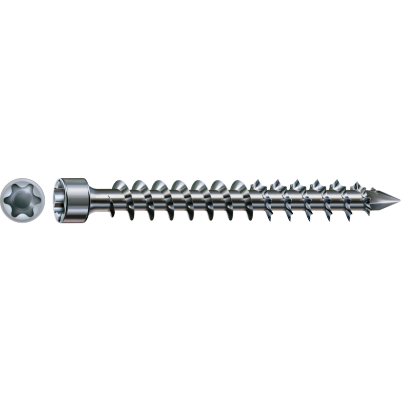 SPAX IN.FORCE Holzbauschraube WIROX Vollgewinde Zylinderkopf T-STAR plus 4CUT-Spitze 10 x 450mm - 50 Stück SPAX IN.FORCE Holzbauschraube WIROX Vollgewinde Zylinderkopf T-STAR plus 4CUT-Spitze 10 x 450mm - 50 Stück von SPAX International GmbH & Co. KG